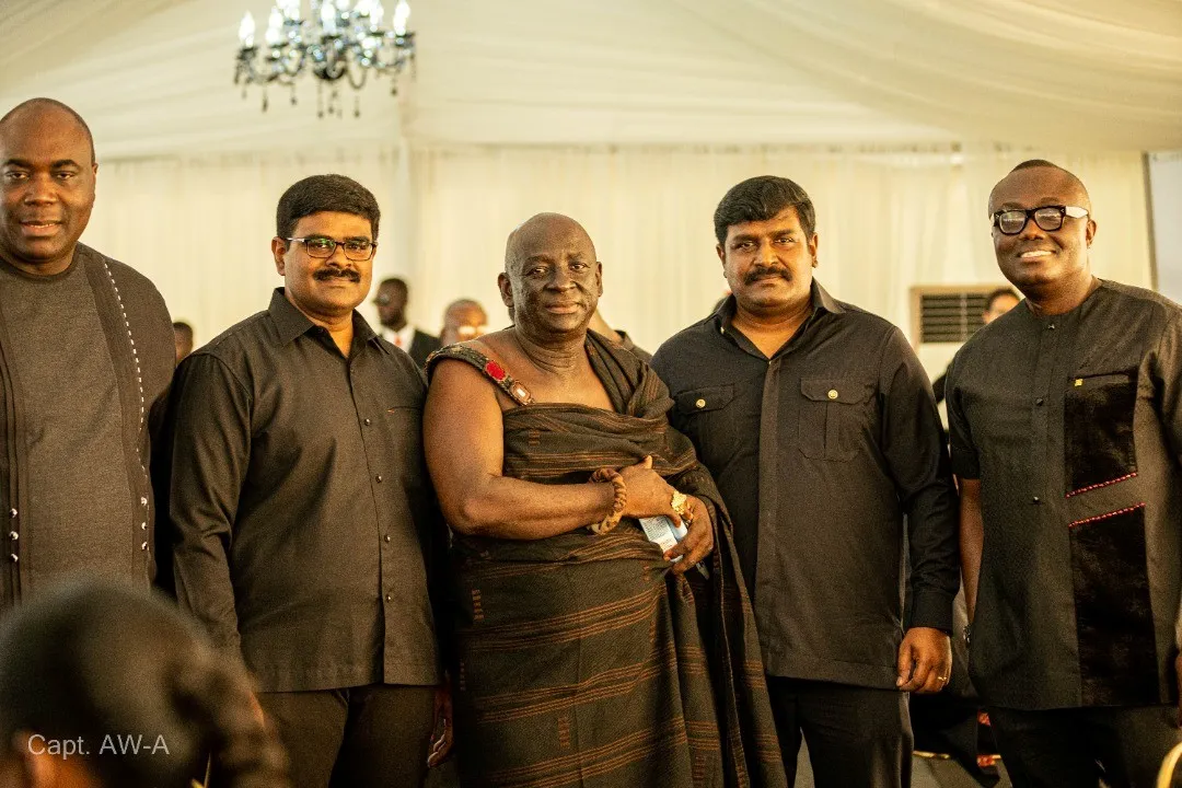 Funeral attended by James Kwame Rajamani, James Rajamani, James Gnanaraj Rajamani, and Immanuel Rajamani of Kingdom Exim